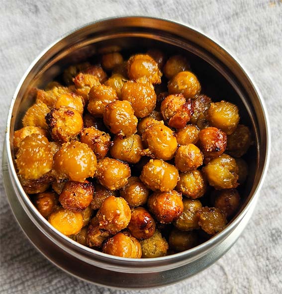 air fryer chickpeas by that vegan dad