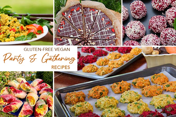 Gluten-free vegan party and pot luck recipes