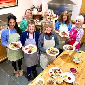 Conscious Kitchen Ladies on retreat