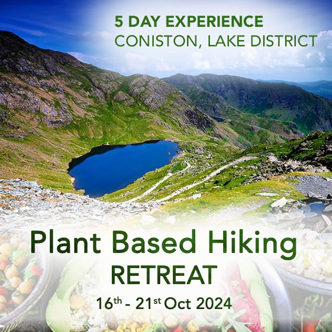 Plant-based hiking retreat Consiton 2024