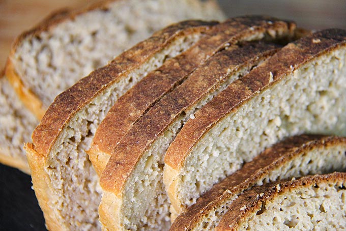 gluten-free vegan bread with no xantham gum