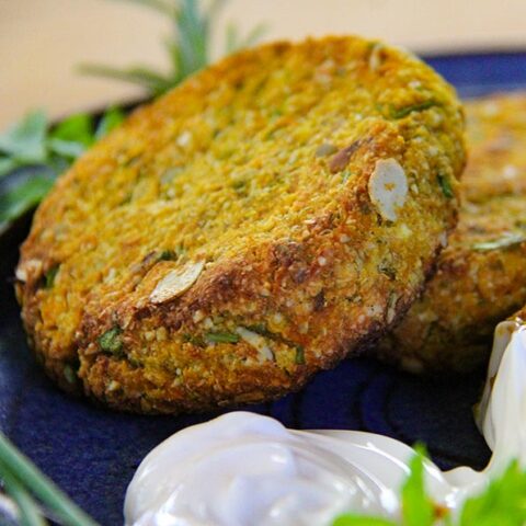 Gluten-free vegan quinoa flake recipe for patties