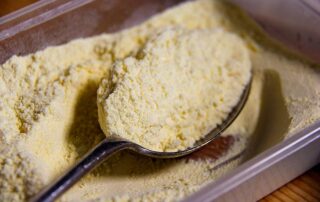 Maize meal corn flour yellow
