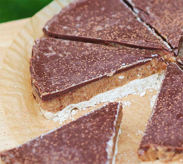Gluten-free vegan caramel shortbread