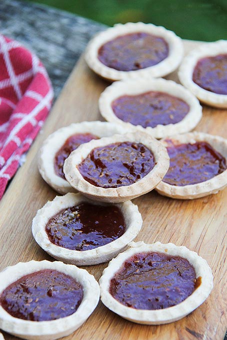 Gluten-free vegan jam tarts