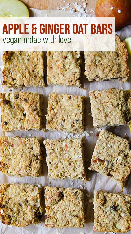Apple ginger bars