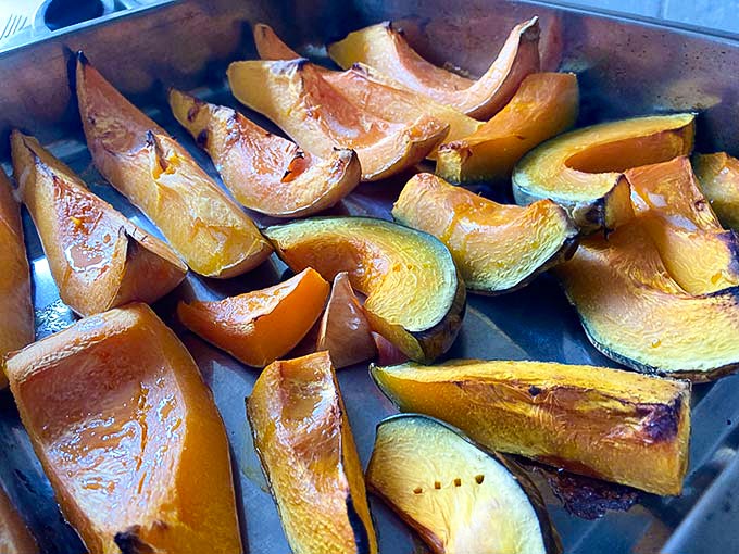 Roasted winter squash