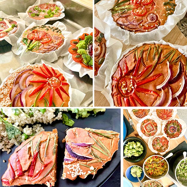 Anastasia's crustless pies on retreat