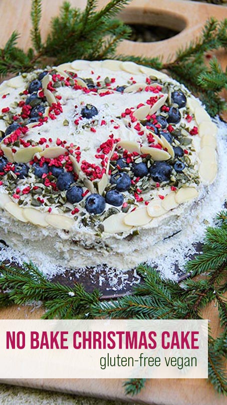 gluten-free no bake xmas cake recipe