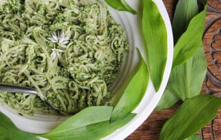 wild garlic pest recipe vegan