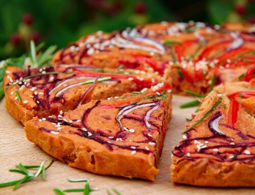 Baked Farinata Slice (Easy Vegan, Oil-free & Gluten Free)