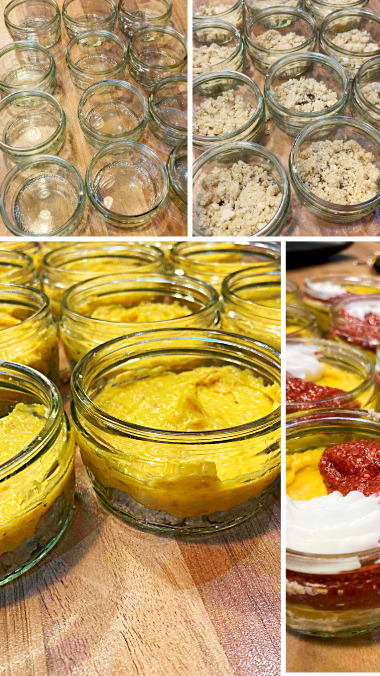 Vegan mango puddings step by step