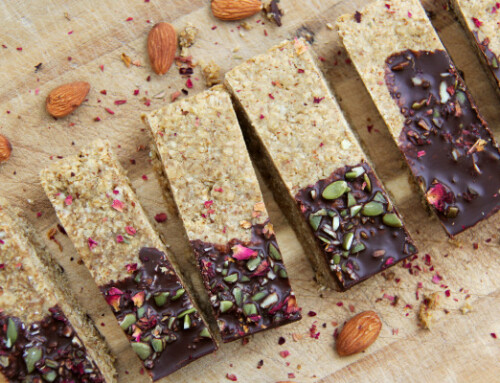 Healthy Vegan Almond Oat Energy Bars