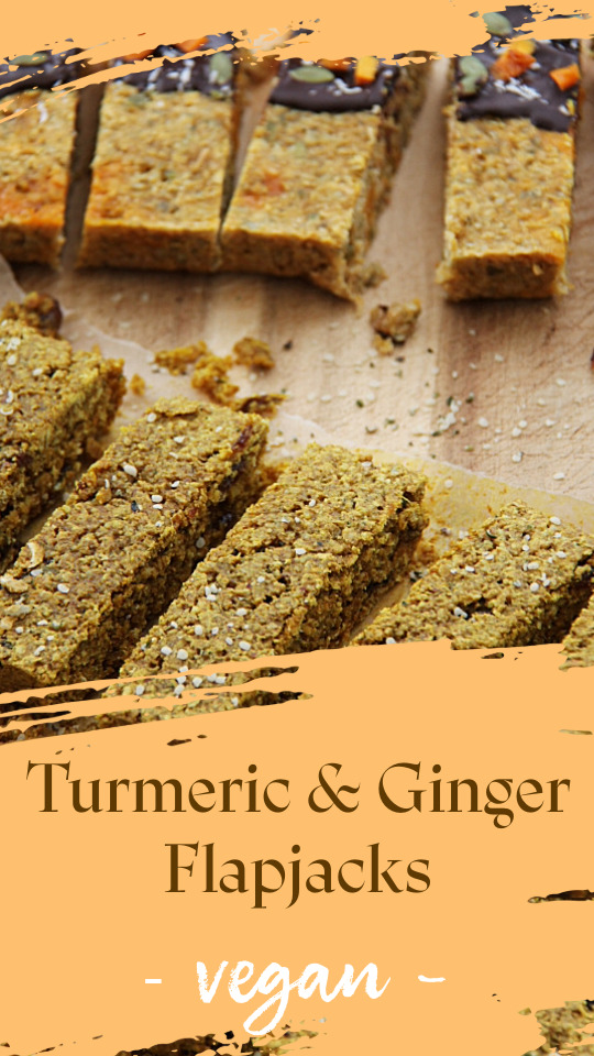 turmeric ginger flapjacks