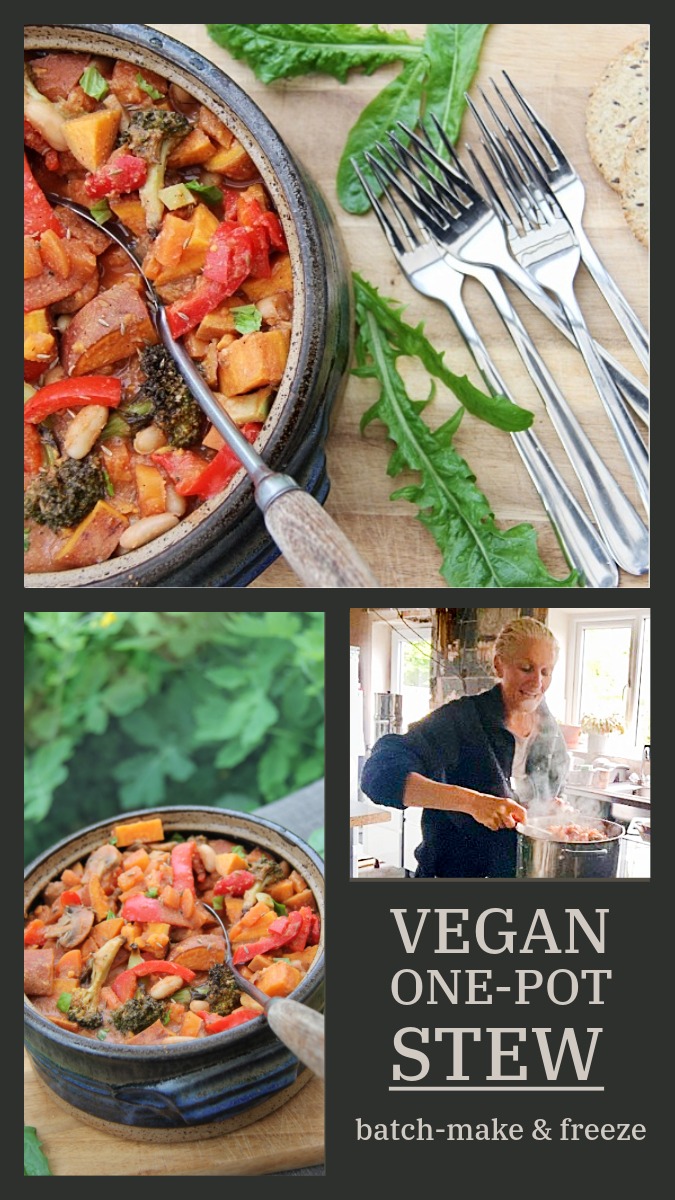 easy vegan stew for batch making