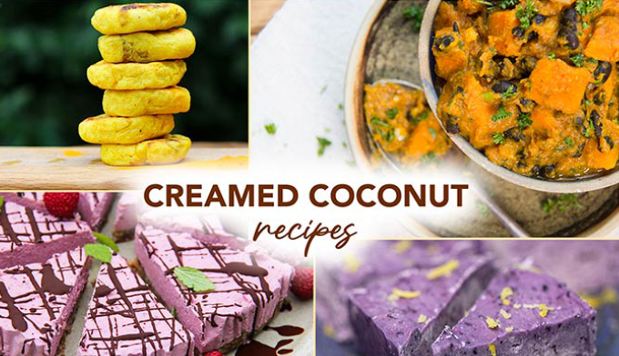 Creamed coconut recipes, complete guide by Anastasia Eden
