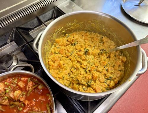 Roast Butternut Squash and Chickpea Curry for a Crowd
