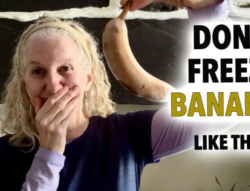 How to freeze bananas